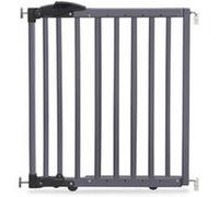 Geuther 2714 Barrière de sécurité pivotante Dimensions: 68 cm -102 cm Barrière de sécurité pour escaliers sans percer fermeture de sécurité sans barrière ouvrable des deux côtés Gris