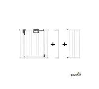 Barrière de Sécurité Easylock pour Escalier sans Perçage - Protection Enfant, Bébé, Chien et Animaux (120,5 cm - 128,5 cm)