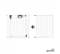 Geuther Barrière de porte Easylock Plus à pression métal 144,5–152,5 cm Blanc