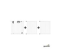 Barrière de porte à pression easylock plus métal 208,5 cm - 216,5 cm blanc