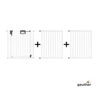 Barrière de porte à pression easylock plus métal 208,5 cm - 216,5 cm blanc