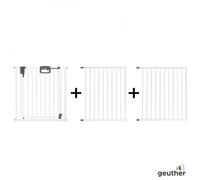 Barrière de porte à pression easylock plus métal 216,5 cm - 224,5 cm blanc