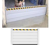 Barrière de prévention des inondations pour garage, cave, porte d'entrée, barrages temporaires amovibles pour allée, hauteur 100 cm, largeur 230 cm