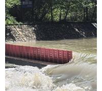 Barrière de protection contre les inondations amovible - Ensemble de panneaux de déflecteurs en plastique ABS réutilisables en forme de L for un contrôle efficace des inondations.(13PCS)