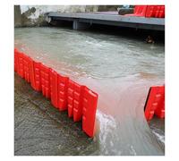 Barrière de Protection Contre les Inondations, Barrière d'eau en ABS en forme de L, résistante aux chocs, idéale for les centres commerciaux, les écoles et les barrages(3pcs)