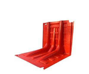 Barrière de protection contre les inondations en plastique ABS de type L - Panneau de blocage d'eau de garage amovible for un contrôle efficace des inondations(5pcs/28x21x27in)