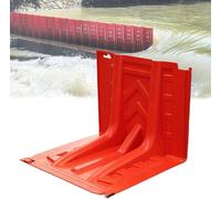 Barrière de protection contre les inondations, panneau de protection contre les inondations en ABS, déflecteur de contrôle des inondations mobiles, N (taille : 6 pièces)