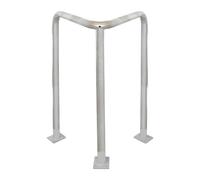 Barrière de Protection d'Angle - 1200 mm - Acier Galvanisé - Protection Contre les Chocs - Sécurisation des Installations