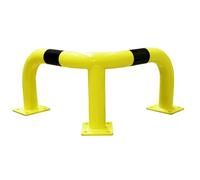 Barrière de protection d'angle - 350mm - noir/jaune