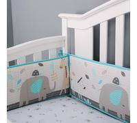 Barrière De Protection De Lit En Coton Pour Bébé,Pare-Chocs Épais,Garde-Corps Cpull Around Crash,Décor De Chambre De Bébé,4m,4 En 1 #A