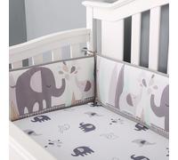 Barrière De Protection De Lit En Coton Pour Bébé,Pare-Chocs Épais,Garde-Corps Cpull Around Crash,Décor De Chambre De Bébé,4m,4 En 1 #H