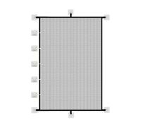 Barrière de protection pour chat - Grille de sécurité pour animaux, cloison de séparation pour chien résistante en nylon, facile à installer - Rampe de séparation pliable pour Wohnzi