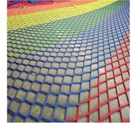 Barrière de protection sans nœuds for escaliers comme protection contre les chutes, protection contre les chutes et stabilité, filet de protection en polyester for aires de jeux(4x7m(13.1x23ft))