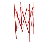 Barrière de regard extensible - Rouge/Blanc - 1,30 m x 1,15 m - NOVAP - 8000271
