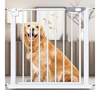 Barrière de Sécurité à Auto-Close,Barrières D'escalier pour Bébé et Chiens,Ajustement de Vis de Pression,Barrière de Sécurité Enfant Extra Large,Extensible De 67 à 172 cm (123-126cm/48.4-49.6in)