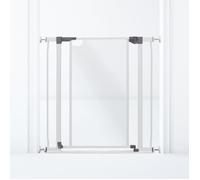 Barrière de sécurité à panneau transparent - DREAMBABY - Fonction ""maintien en position ouverte""- Bas anti-chute - Blanc