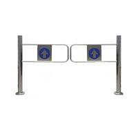 Barrière de sécurité à ressort automatique en acier inoxydable pour bibliothèques, magasins et aires de jeux - Facile à installer