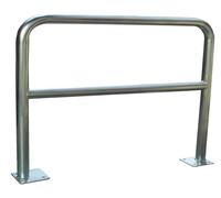 Barrière de sécurité Acier Inoxydable 304 2000mm avec Platine et Fixations - Ø40mm