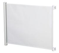 Barrière de sécurité barrière animaux rétractable automatique 1,15L x 0,83H m teslin métal blanc G