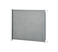 Barrière de sécurité barrière animaux rétractable automatique 1,15L x 0,83H m teslin métal gris