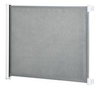 Barrière de sécurité barrière animaux rétractable automatique 1,15L x 0,83H m teslin métal gris G
