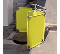 Barrière de Sécurité Barrière de Sécurité Portable, Clôture de Construction D'allée pour L'entretien du Stationnement/Ascenseur, Panneaux de Clôture de Trafic de Barrage Routier, Contrôle des Foules (