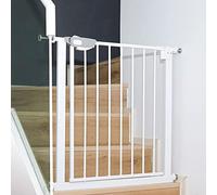 Barrière de Sécurité,Barrières D'escalier pour Bébé et Chien,Barrière de Sécurité Extra Large pour Bébé,Porte D'escalier à Auto-Close,Convient aux Ouvertures de 67 à 172 cm (123-126cm/48.4-49.6in)