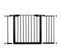 Barrière de Sécurité Bébé Enfant pour Escaliers, Portes - SPRINGOS - Réglable - Noir - Métal