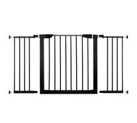 Barrière de Sécurité Bébé Enfant SPRINGOS® - Portes 75-138 cm - Métal + Plastique - Noir