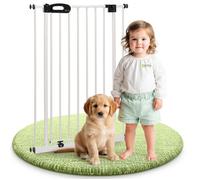 Barrière de sécurité bébé haute 107 cm - 103-111 cm - Auto-Close - Stop 90° - Métal - Merle - BOMI
