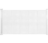 Barrière de sécurité bébé réglable et extensible en filet, Blanc, 55inch