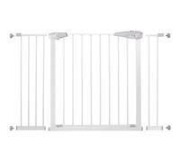 Barrière De Sécurité Bébé Springos® - Escaliers, Portes - Métal + Plastique - Auto-Close - Blanc Multicolore