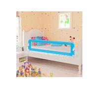 Barrière de sécurité bébé vidaXL Barrière de sécurité de lit d'enfant Bleu 120x42 cm Polyester