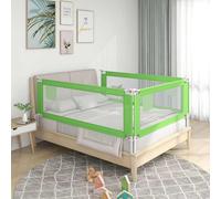 Barrière de Sécurité de Lit d'Enfant Gris Foncé 100x25 cm Tissu Bébé vidaXL