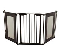 Barrière de sécurité - DREAMBABY - DENVER - 3 panneaux - 85,5-200 x 74 cm - Bidirectionnel - Noir