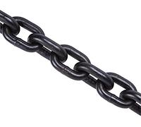 Barrière De Sécurité En Chaîne Plastique 5 Mètres x 6 MM - Clôture Durable Pour Jardin Et Espaces Publics (Noir)