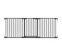 Barrière de Sécurité Enfant COSTWAY Pare Feu Cheminée - 198 CM- 8 Panneau Pliable- Verrouillable -Assemblage Facile - Noir