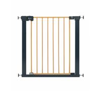 Safety 1st Barrière de sécurité Easy Close Metal Effet bois 73–80 cm à pression, sans vis