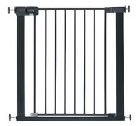 Safety 1st Easy Close Metal Gate, Barrière escalier enfant à pression 73-80 cm (max 108 cm), Barrière de sécurité enfant facile à fermer d'une main, Sans vis ni perçage, Double verrouillage, Noir