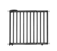 Badabulle Barrière de Sécurité Deco Pop - Barrière Extensible pour Ouverture de 63 à 106cm - Fixation Vis, Noir