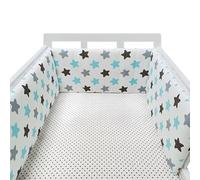 Barriere de Securite Enfant Lit, Barrière de Sécurité de Enfant Lit 100% Coton, Protection Anti-Chute, Bedding Maternelle Voyage pour la Chambre à Coucher et la Maison, Hauteur 200×30 cm (J)