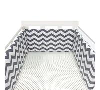 Barriere de Securite Enfant Lit, Barrière de Sécurité de Enfant Lit 100% Coton, Protection Anti-Chute, Bedding Maternelle Voyage pour la Chambre à Coucher et la Maison, Hauteur 360×30 cm (V)