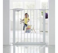 Munchkin Barrière de Sécurité Easy Loc Bébé & Tout-Petits | Barrière de Sécurité Large pour Escaliers & Portes | Installation Facile sans Vis | 73-79cm | Blanche
