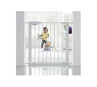 Munchkin Barrière de sécurité Easy Loc – Bébé & tout-petits, 73–79 cm, sans vis, blanche