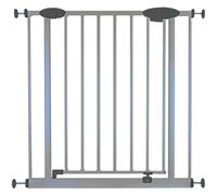 Barrière de sécurité Enfant SOFIA - 73 à 81 cm - Portillon - Gris Alu - NORDLINGER PRO