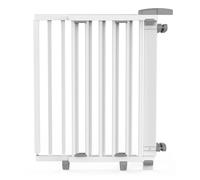 Barrière de sécurité escalier extensible bois blanche - 93 à 135 cm