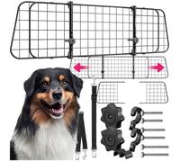 TecTake® Grille de Protection Universelle pour Chien Barrière Animaux Barriere de securite pour Transport Chien Voiture Accessoires Voiture Coffre de Voiture Cloture Chien Accessoires pour Chien