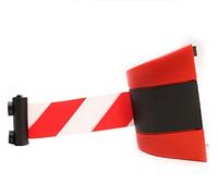 Barrière de sécurité événementielle, barrière de sécurité rétractable avec séparateur de file magnétique, boîtier en ABS, fonction de verrouillage automatique, gestion des files d'attente et