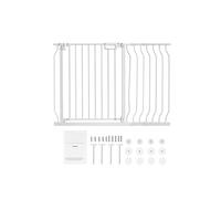 VEVOR Barrière de Sécurité Extensible 75-123 cm Hauteur 76 cm Barrière d'Escalier à Fermeture Automatique sans Perçage Grande Ouverture 533 mm à 180° Clôtures Enfants et Chiens pour Couloir Intérieur