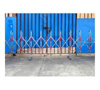 Barrière de sécurité Extensible et Portable - Clôture de Circulation rétractable pour la Gestion des Chantiers, Le contrôle des foules et la Protection des Sites (1,1 x 6 m) - Idéale pour la